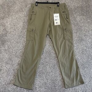 Clothing Arts Pants Mens 34x30 Green Adventure‎ Traveler Cargo Pick Theft Proof
